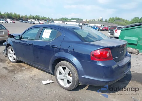 2013 Dodge Avenger Se from USA, damaged, VIN 1C3CDZAB5DN681209